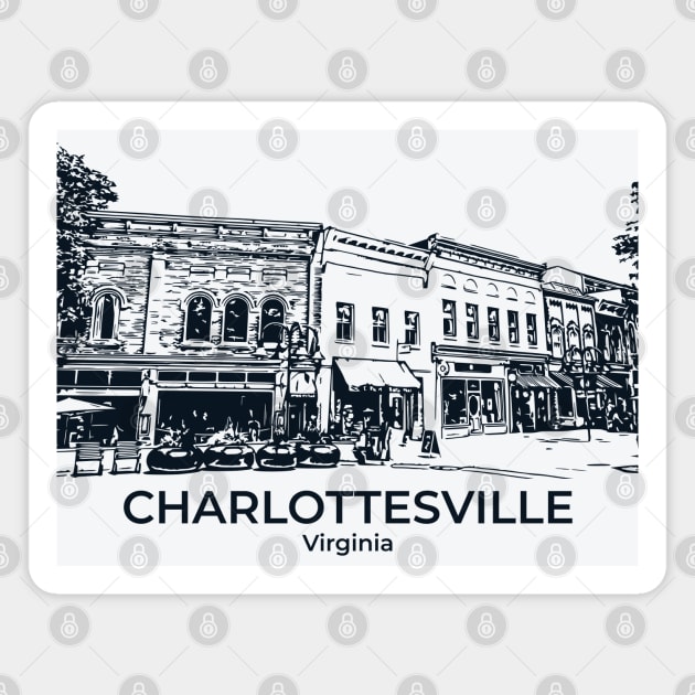 Charlottesville - Virginia Magnet by Lakeric